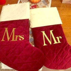 Mr. and Mrs. stockings